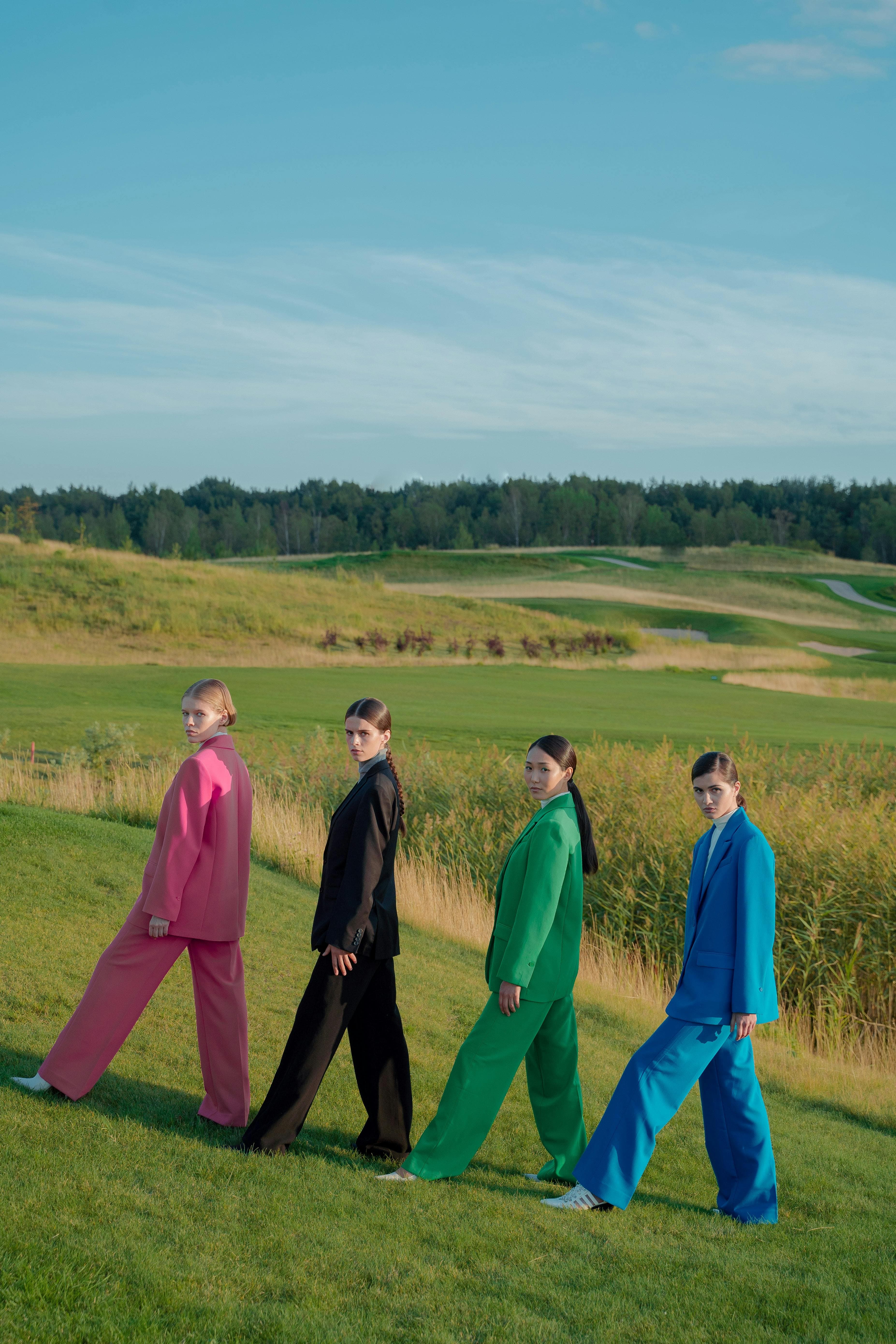Colorful wardrobe styling inspiration