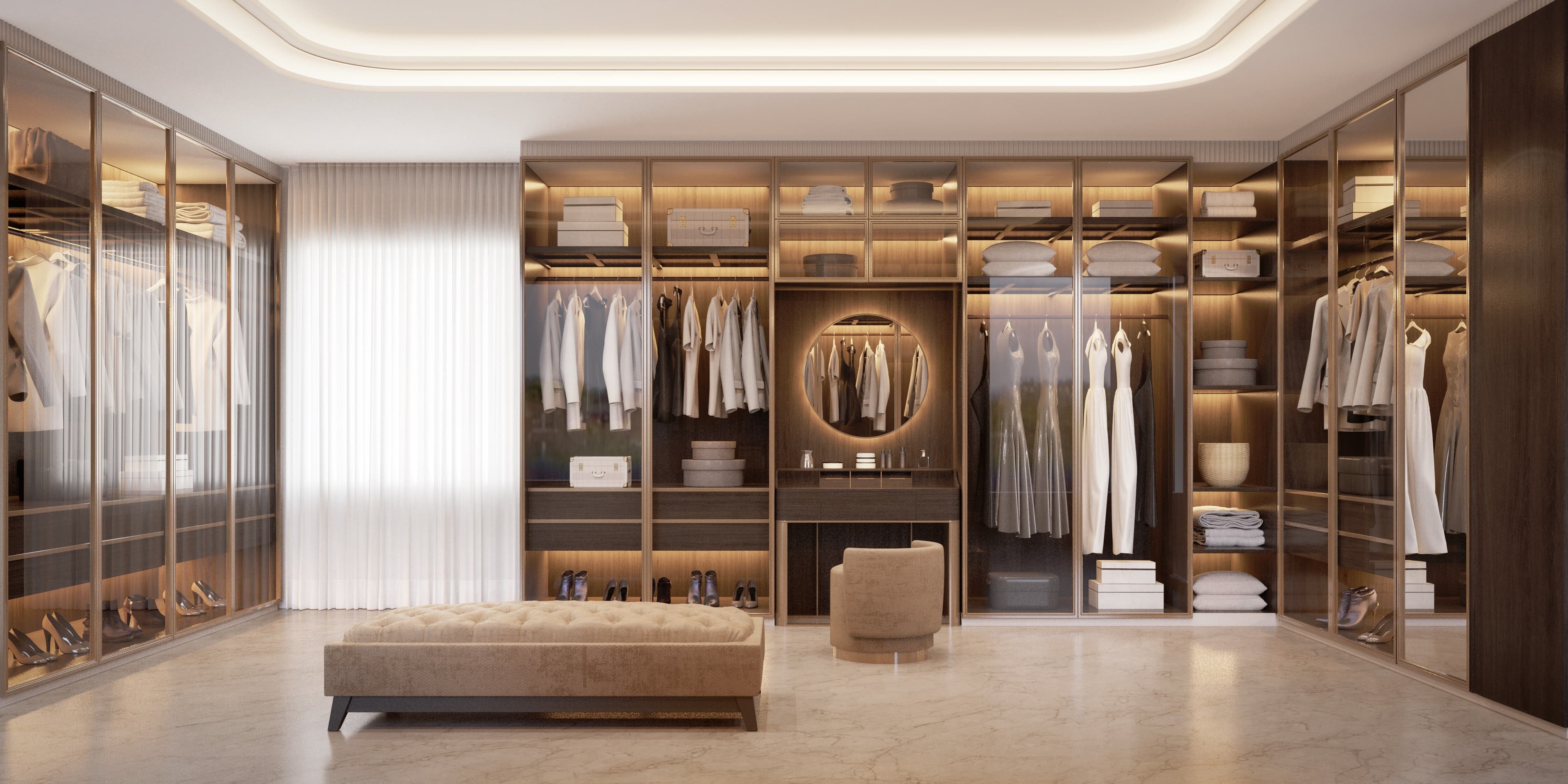 A curated wardrobe, refined and reorganized